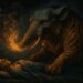 Illustration of a Baku devouring nightmares